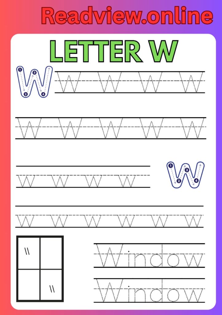 LETTER W